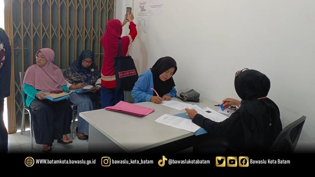 Pendaftaran Pengawas TPS di Panwaslu Kecamatan Sagulung