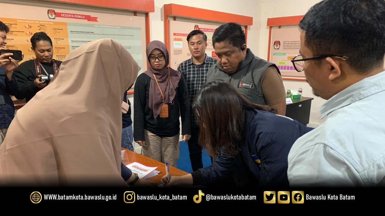 Pengawasan perbaikan dan penyerahan syarat administrasi calon