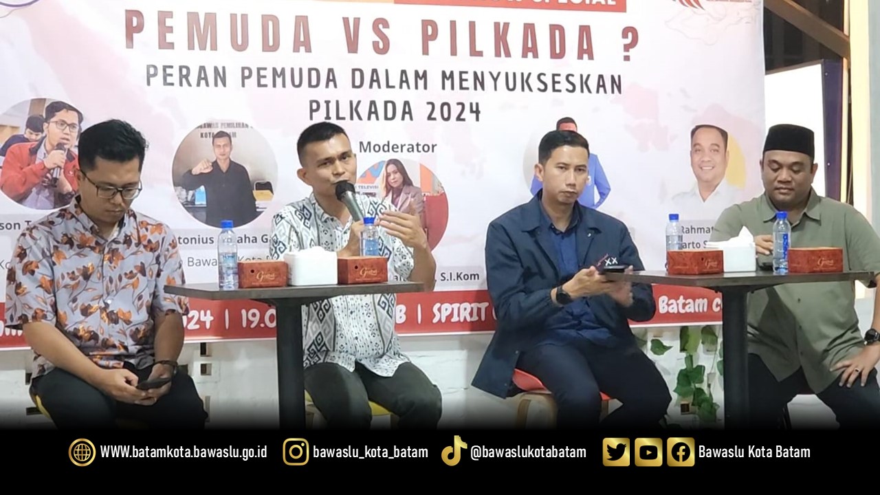 Dialog Pemuda Bincang Santuy "Bintuy" dengan tema "Pemuda vs Pilkada"