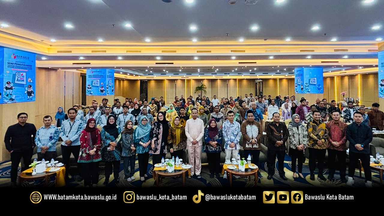 Rapat koordinasi SDM Pengawasan Pilkada Kota Batam bersama Jajaran Pengawas Adhoc