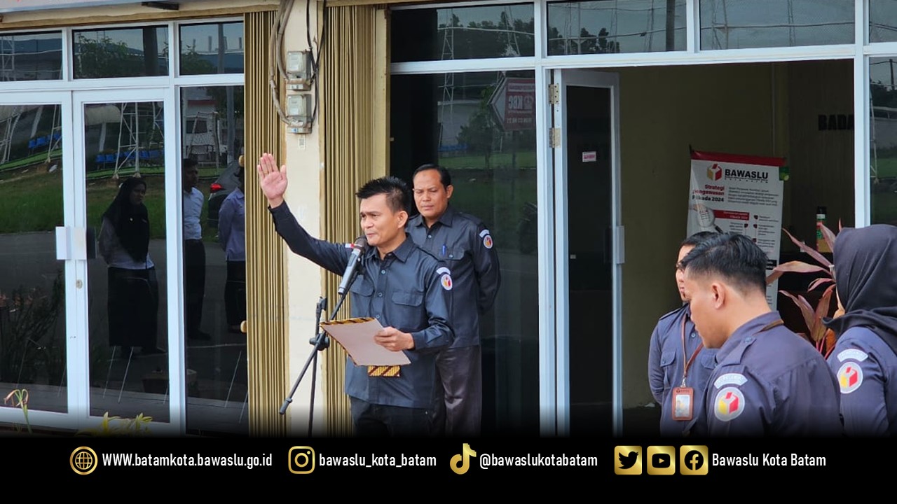 Pelaksanaan upacara memperingati hari lahir Pancasila