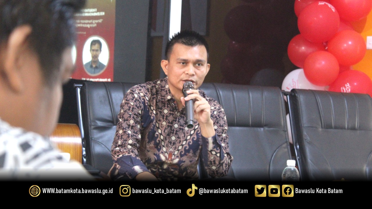 Ketua Bawaslu Kota Batam Antonius Itoloha Gaho
