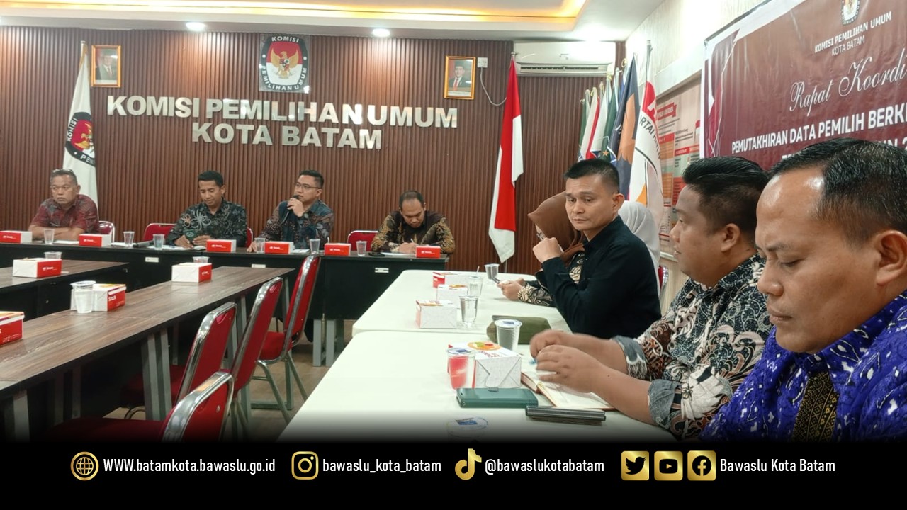 Rapat Koordinasi PDPB Kota Batam Triwulan III