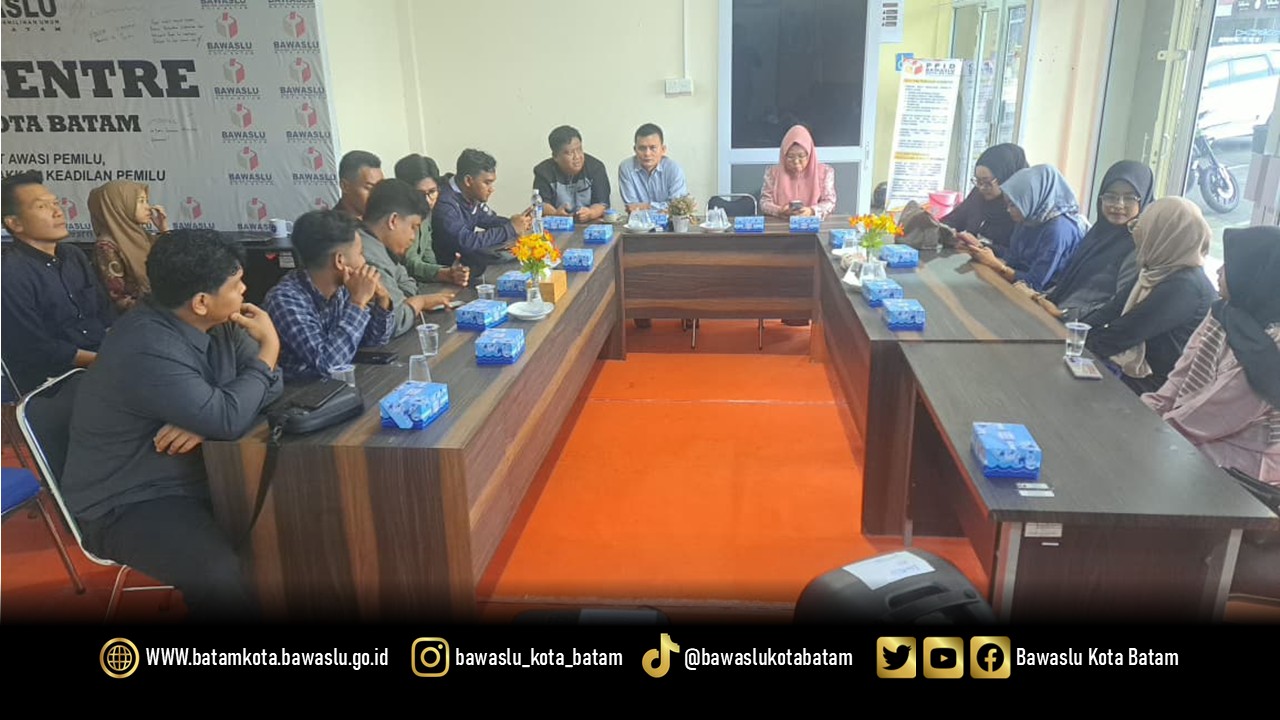 Pertemuan Bawaslu Kota Batam bersama kader SKPP dan P2P Kota Batam (KPP Kota Batam)