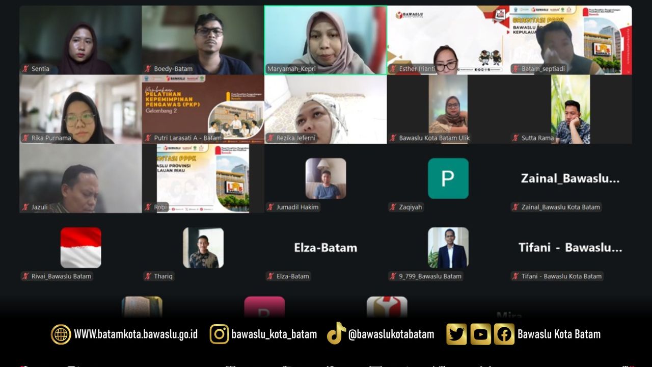 Evaluasi Jadi Bekal, Bawaslu Kota Batam Perkuat Strategi Pengawasan PDPB Triwulan Berikutnya