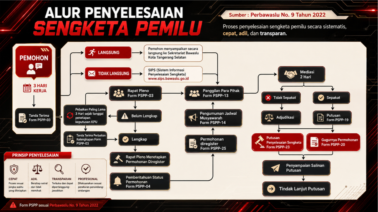 Alur Penyelesaian Sengketa Pemilu