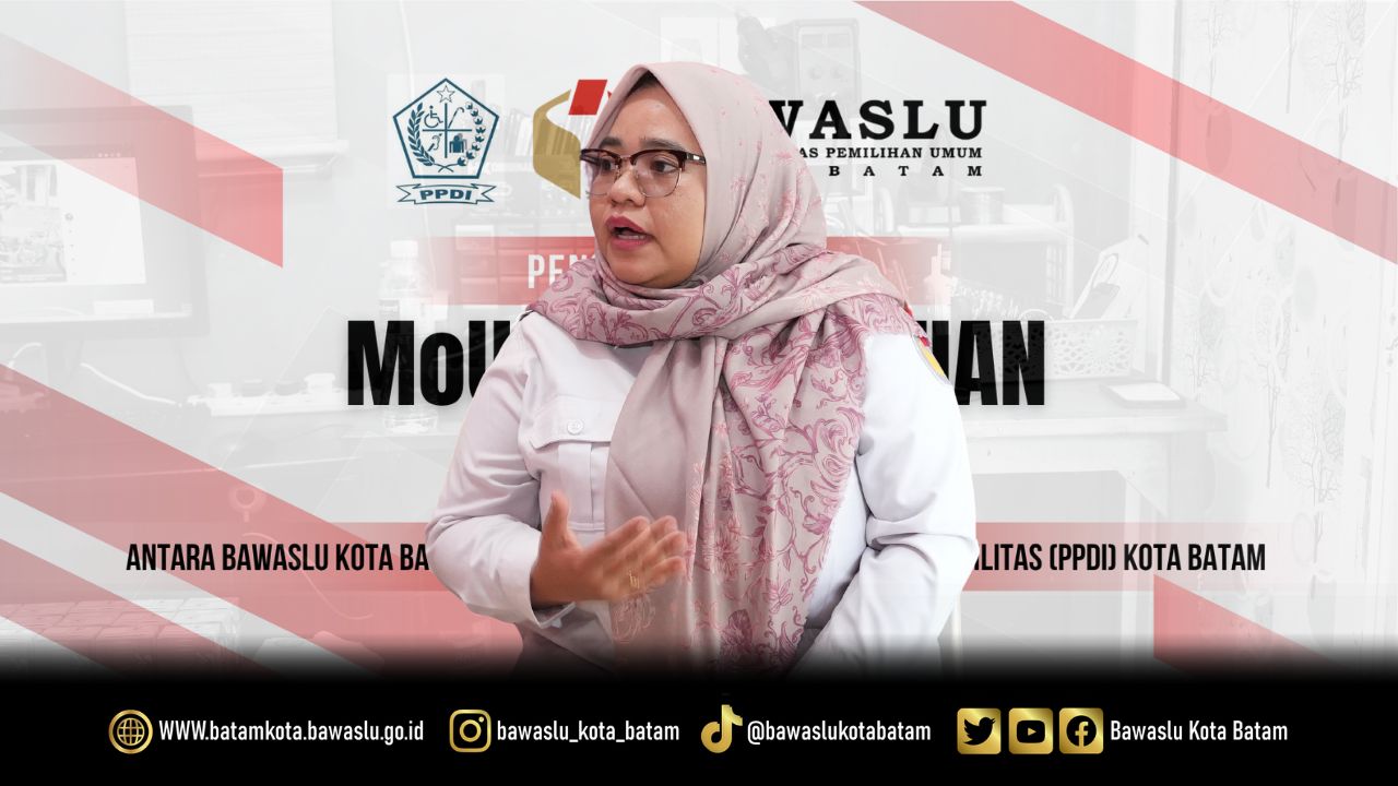 Koordinator Divisi SDM, Organisasi dan Diklat Bawaslu Kota Batam, Ully Yushariyen Damanik, saat menghadiri penandatanganan kerja sama tersebut di Batu Aji, Batam, Rabu (30/9/2026).