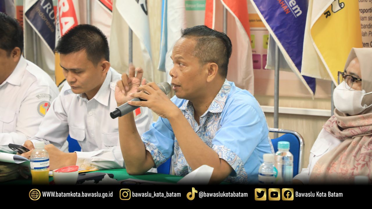 Koordinator Divisi Penanganan Pelanggaran, Data dan Informasi Bawaslu Kota Batam, Syailendra Reza, mengingatkan pentingnya sinkronisasi data penduduk agar tidak menimbulkan persoalan saat tahapan pemilu berlangsung Rabu 30 September 2026.