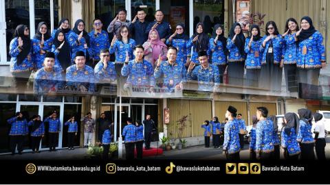 Upacara pengibaran bendera merah putih dalam rangka memperingati Hari Lahir Pancasila Tahun 2026 menjadi momentum bagi jajaran Bawaslu Kota Batam untuk kembali meneguhkan komitmen menjaga nilai persatuan, keadilan, dan demokrasi yang bermartabat