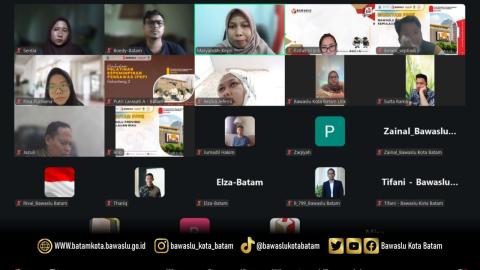 Evaluasi Jadi Bekal, Bawaslu Kota Batam Perkuat Strategi Pengawasan PDPB Triwulan Berikutnya