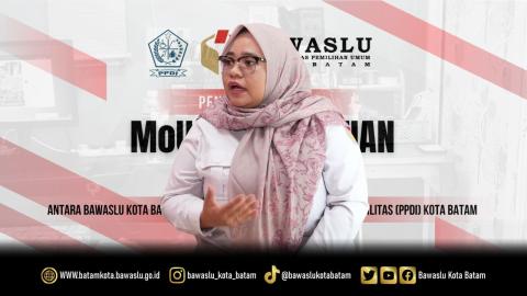 Koordinator Divisi SDM, Organisasi dan Diklat Bawaslu Kota Batam, Ully Yushariyen Damanik, saat menghadiri penandatanganan kerja sama tersebut di Batu Aji, Batam, Rabu (30/9/2026).