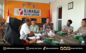 Rapat Koordinasi Bawaslu Kota Batam bersama Stakeholder