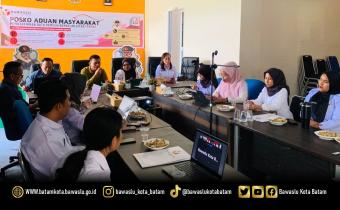 Pelaksanaan diskusi rutin Bawaslu Kota Batam