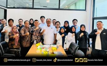 Bawaslu Batam berkoordinasi dengan Badan Pengusahaan (BP) Batam guna membahas rancangan Nota Kesepahaman dan Rencana Kegiatan Kerja Sama terkait penguatan Jaringan Dokumentasi dan Informasi Hukum (JDIH), Selasa (27/10/2026)