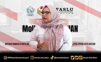 Koordinator Divisi SDM, Organisasi dan Diklat Bawaslu Kota Batam, Ully Yushariyen Damanik, saat menghadiri penandatanganan kerja sama tersebut di Batu Aji, Batam, Rabu (30/9/2026).