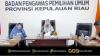 Koordinator Divisi Pencegahan, Partisipasi Masyarakat, dan Hubungan Masyarakat Bawaslu Provinsi Kepulauan Riau, Maryamah, saat membuka kegiatan Evaluasi Pelaksanaan Pengawasan Pemutakhiran Data Pemilih Berkelanjutan (PDPB), Senin (19/10/2026), melalui Zoom Meeting dari Kantor Bawaslu Provinsi Kepulauan Riau.